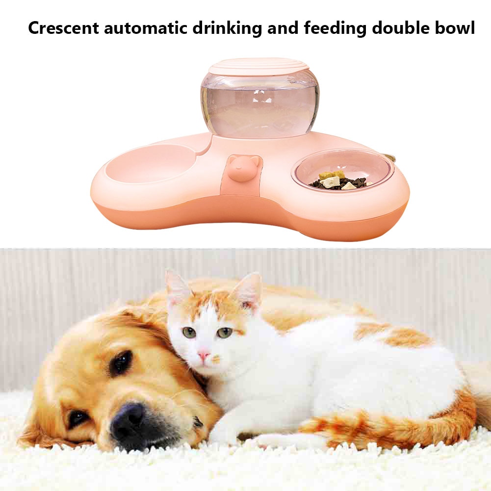 Pet Cat Bowl Automatic Feeder
