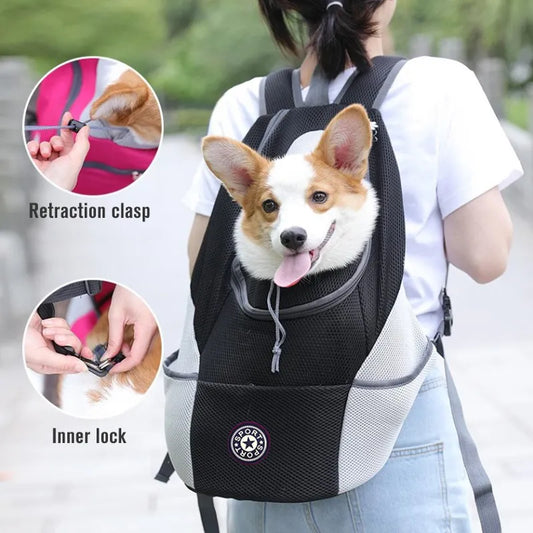 Double Shoulder Pet Dog Carrier Backpack