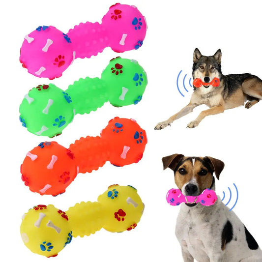 Dumbell Shaped Dog Chew Toy